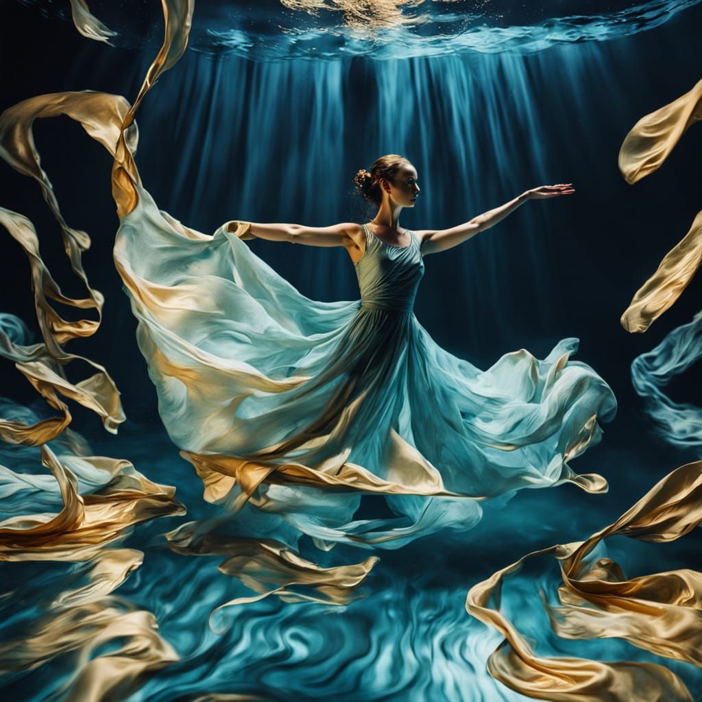 Surreal Underwater Dance Inspired by Dali