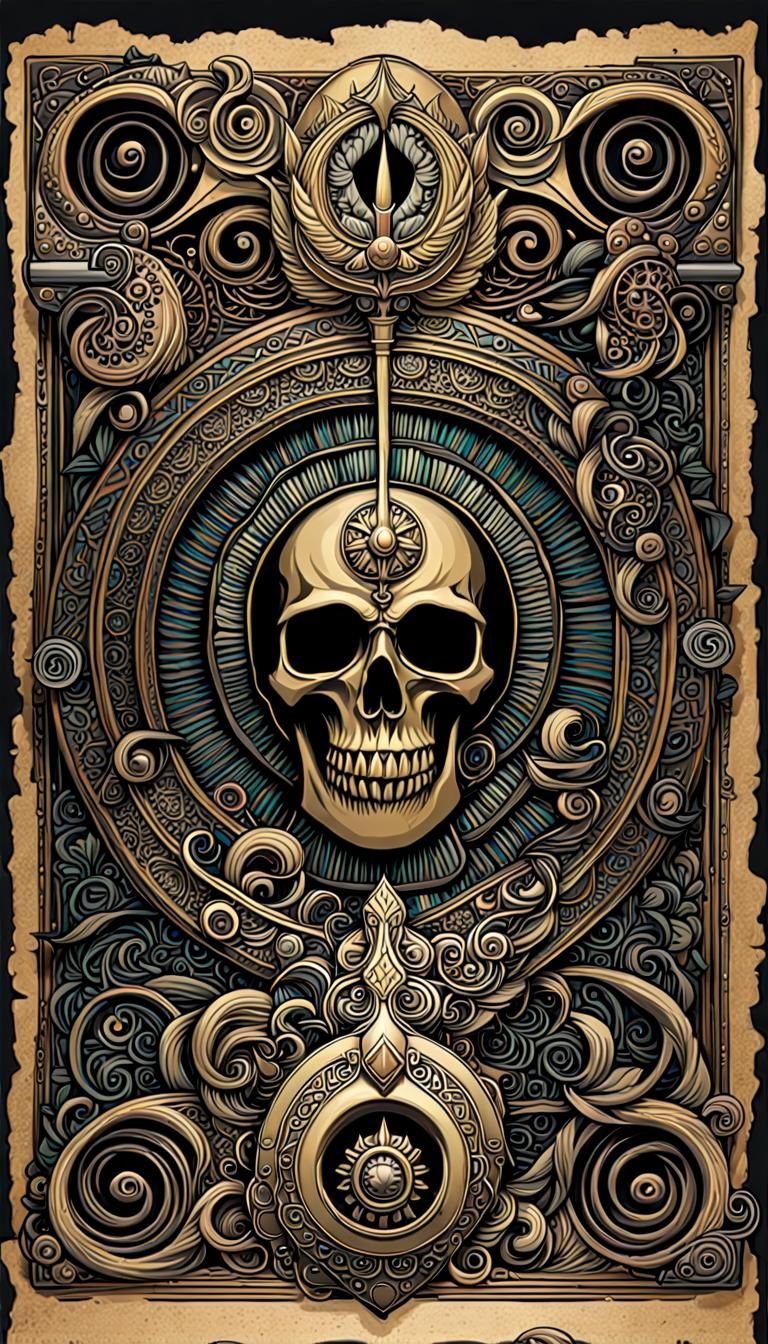 Necronomicon Pages: Detailed Arcane Illustrations