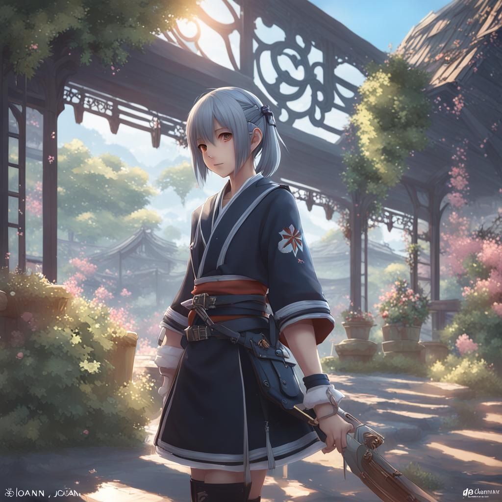 Detailed 3D Anime Art of Joann