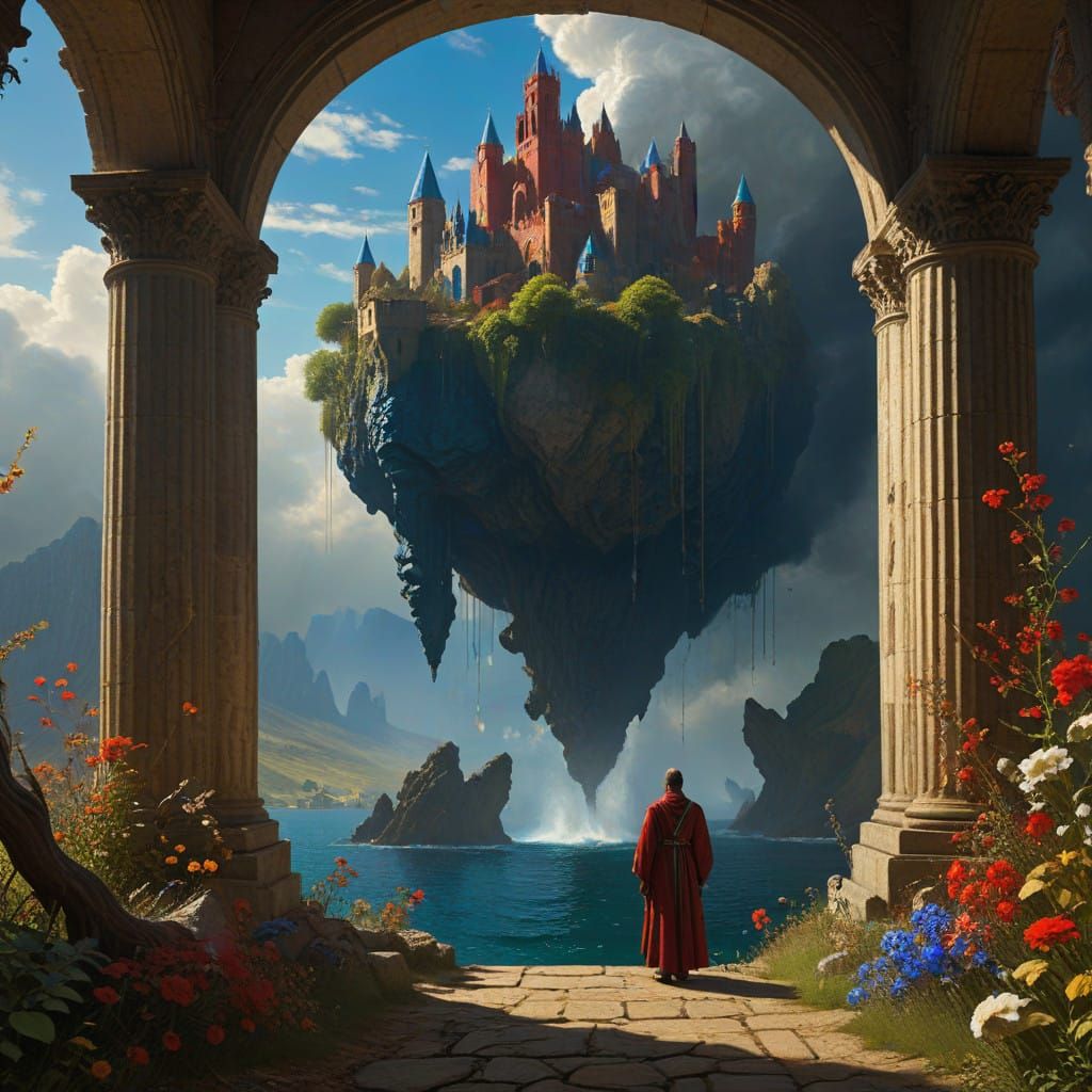 Symbolist Masterpiece in Cinematic HDR