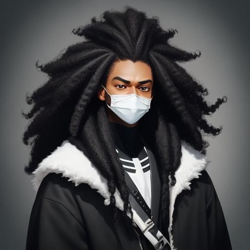 Anime Style Male Character with Fantasy Coat