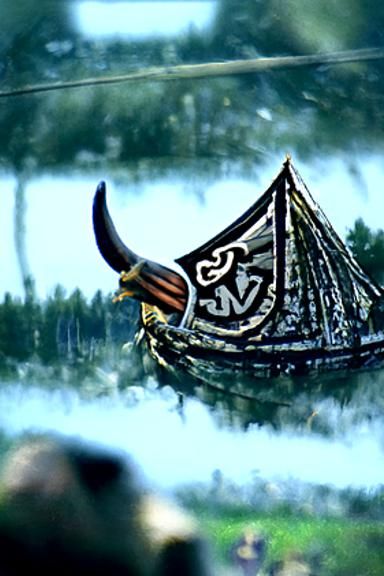 Valiant Viking Warrior Stands Proud