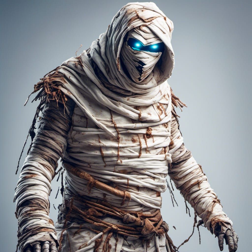 Fortnite-Style Mummy Costume for Halloween