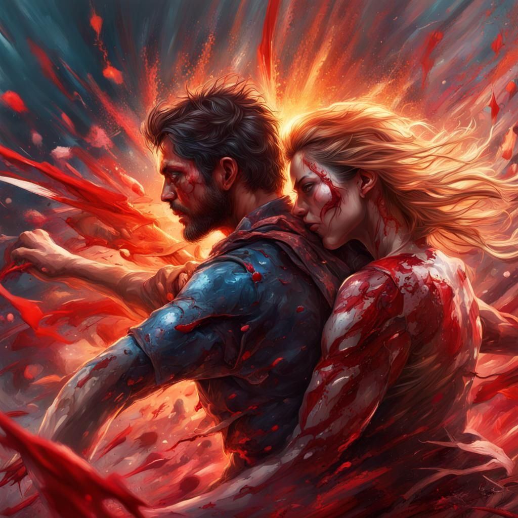 Epic Battle Between Lovers with Superpowers