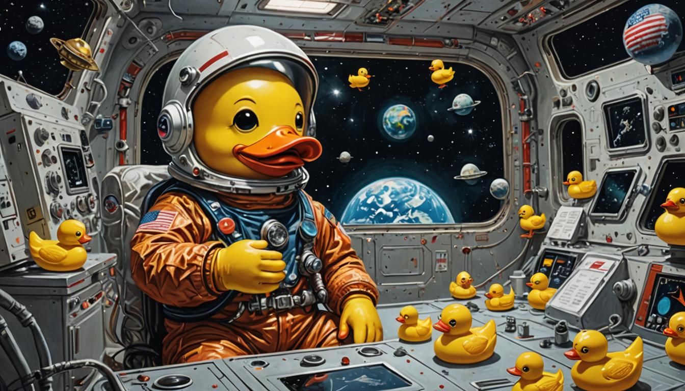 Rubber Duck Conspiracies in Space, Sinister Art