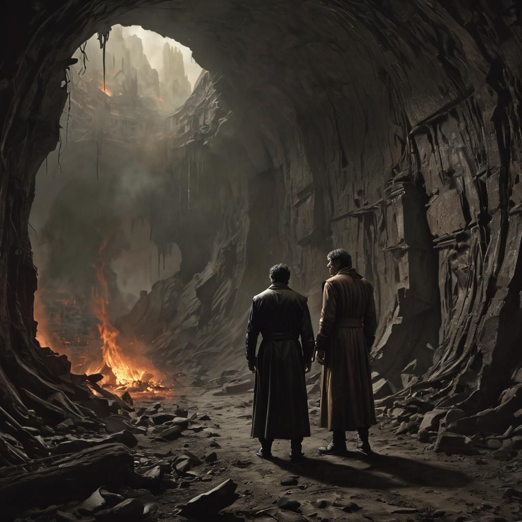 Dante in the Sixth Circle of Hell