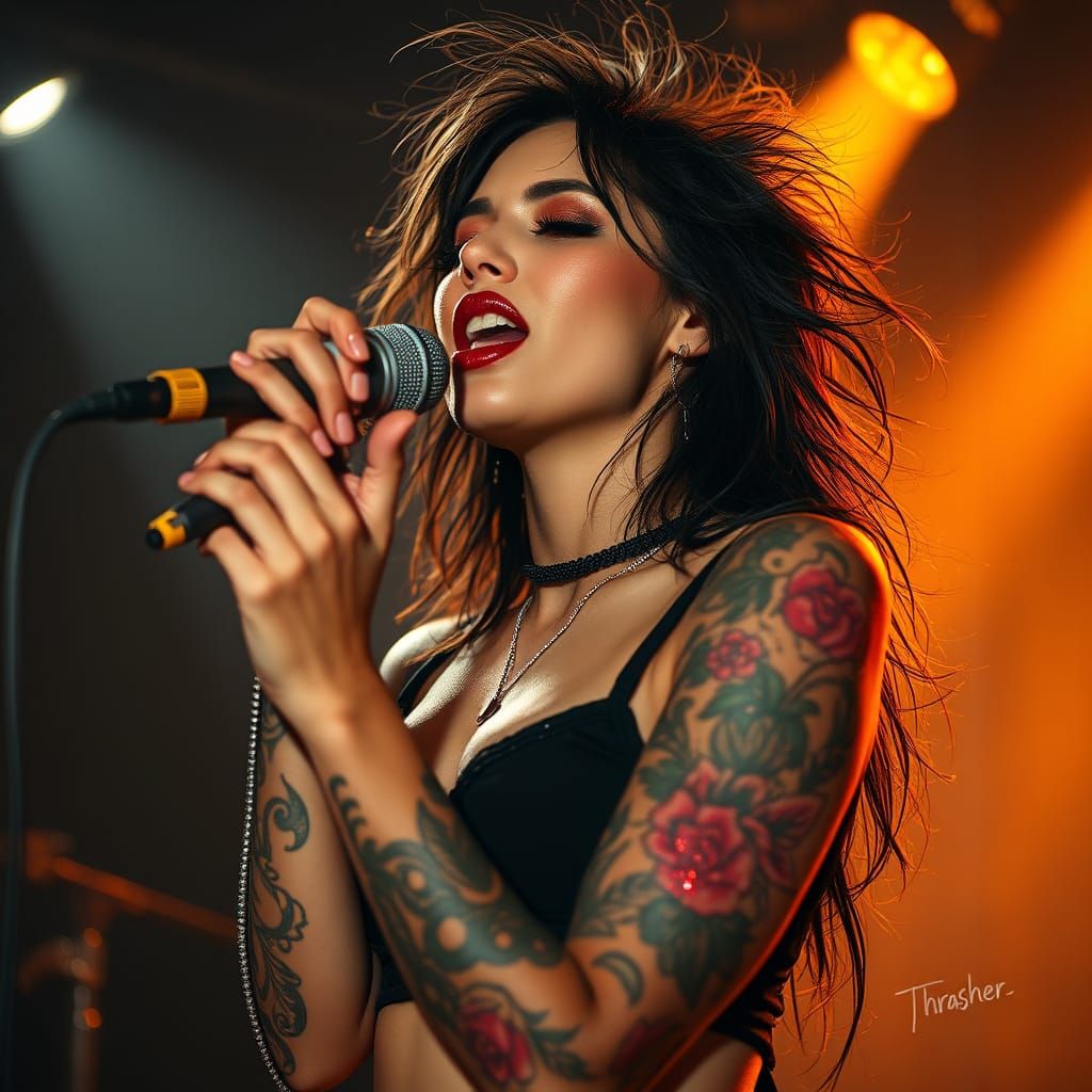 Glamorous Grunge Rock Goddess