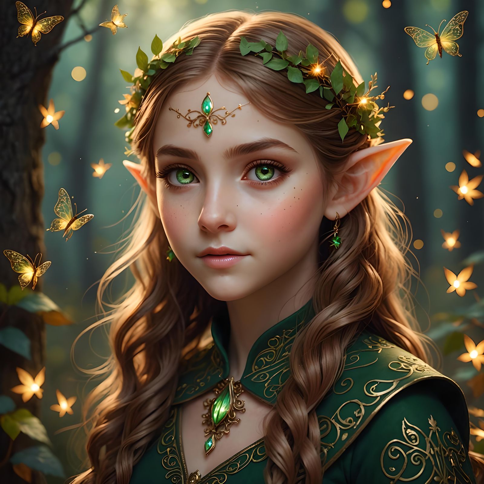 Cute elf princess