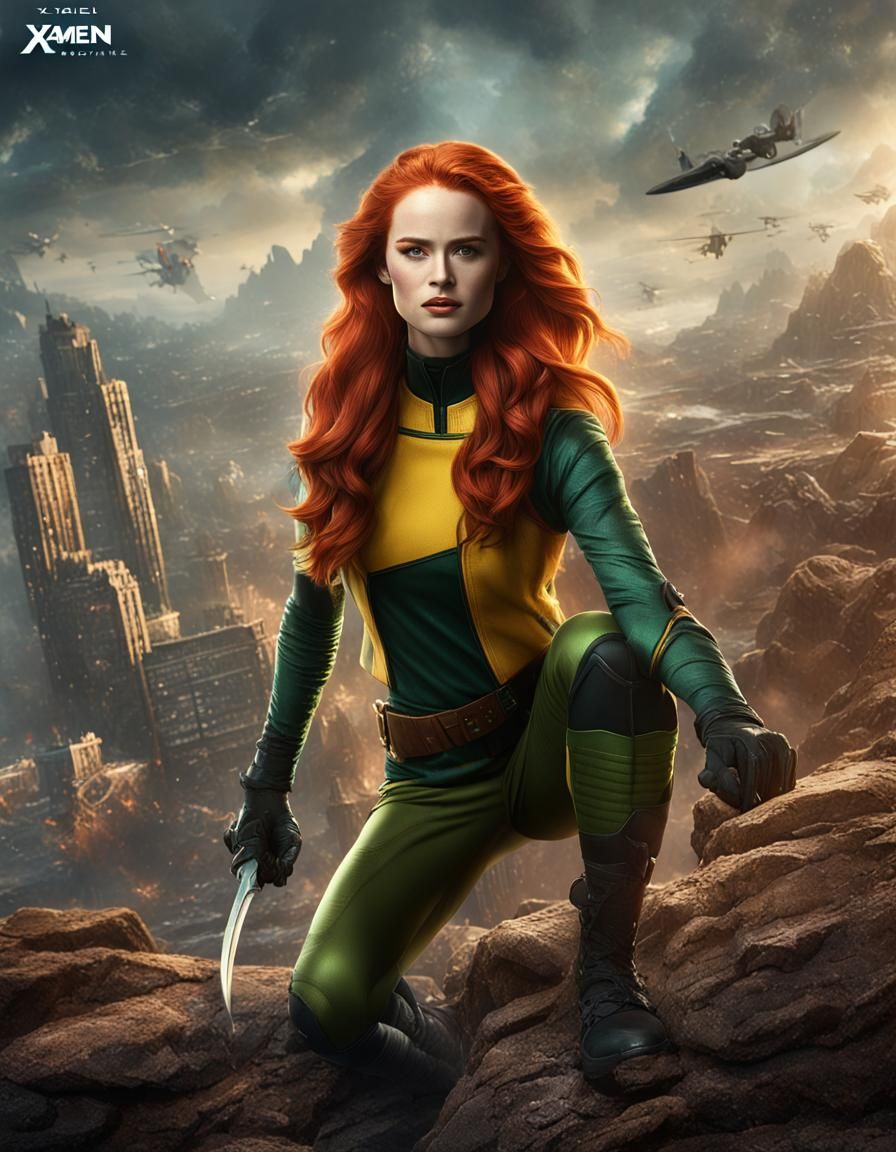 Madelaine Petsch as Rogue: Cinematic Art