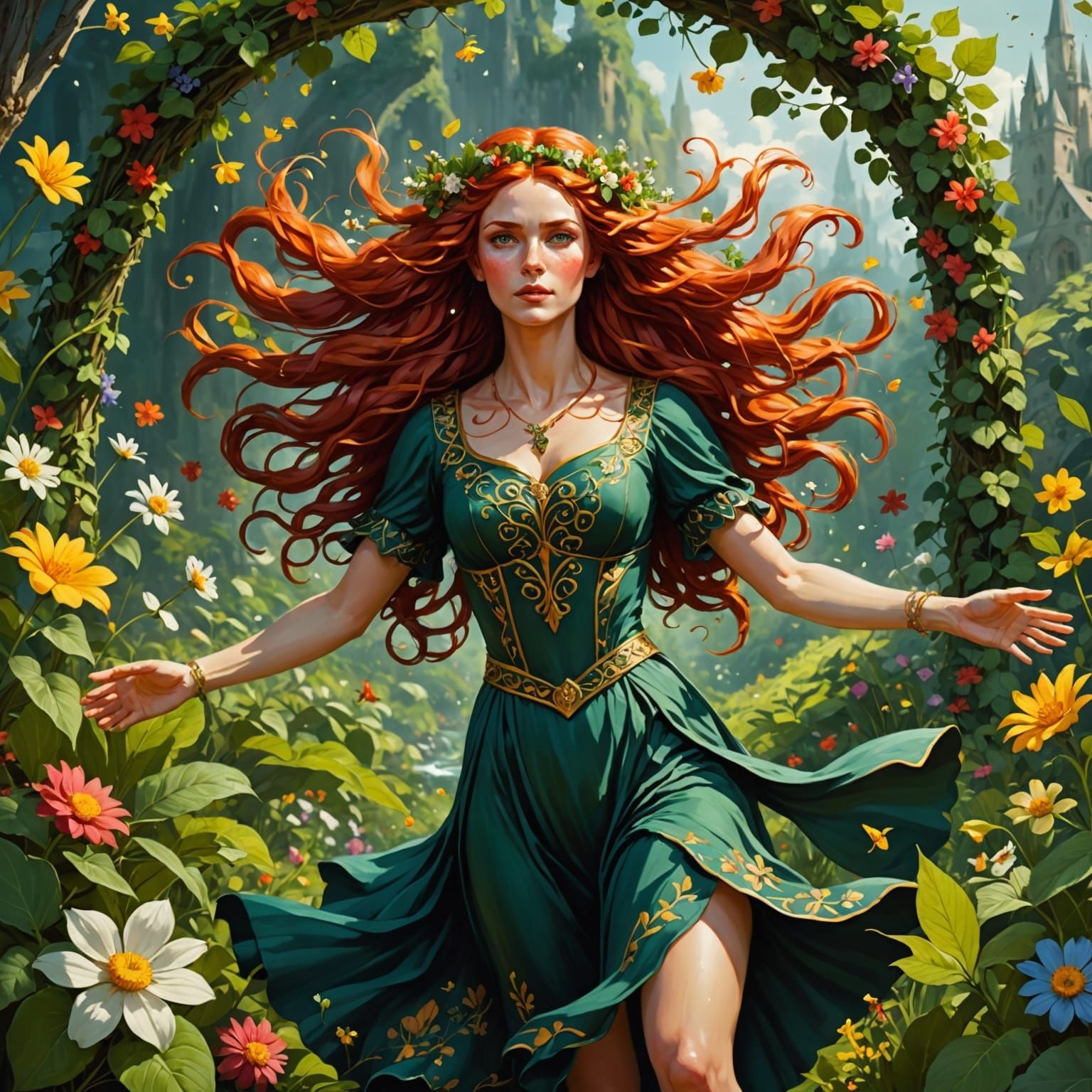 Aine: Irish Goddess of Summer in Bloom