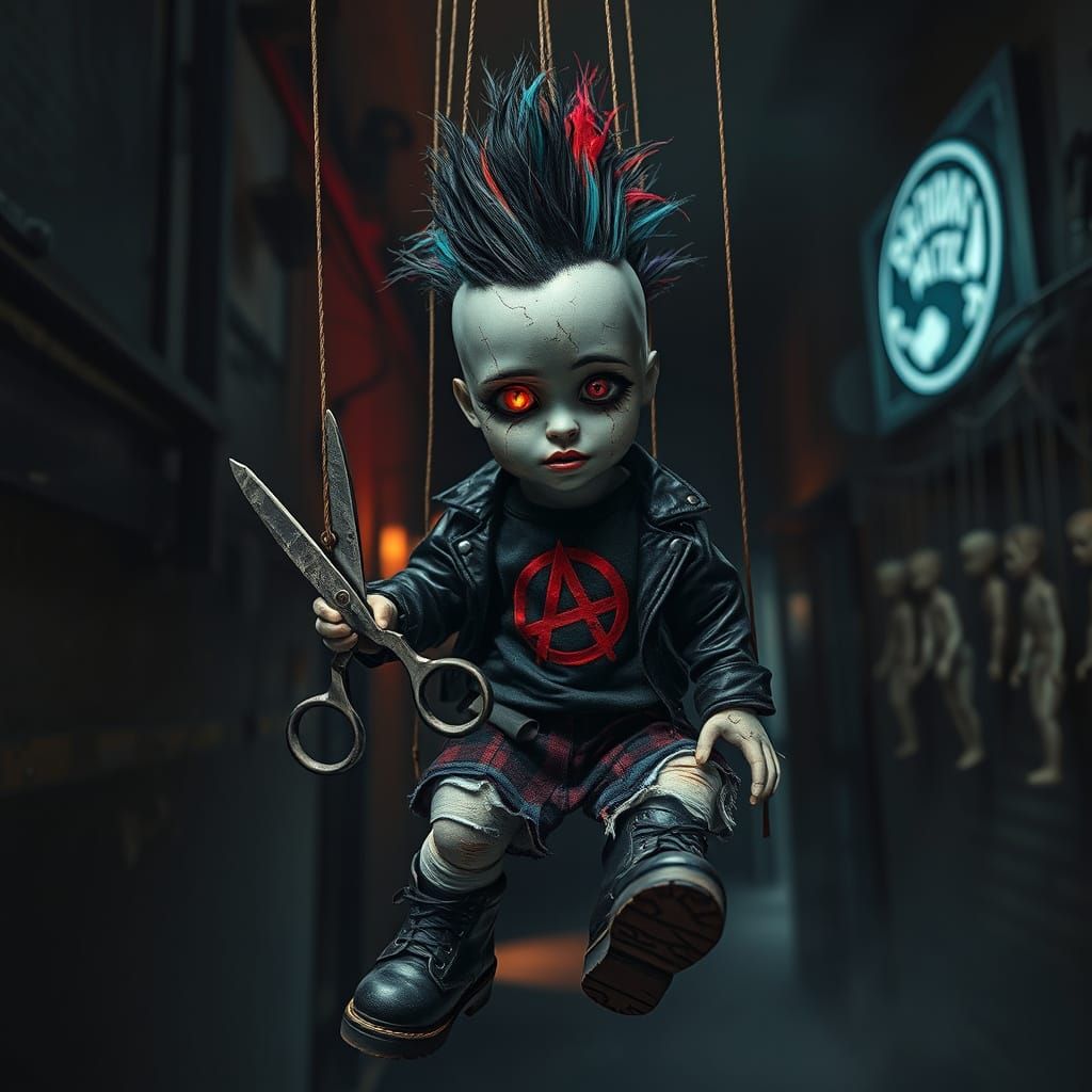 Haunting Punk Doll Breaks Free