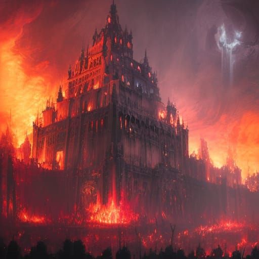 Demonic Army Assaults Castle in Epic Fantasy