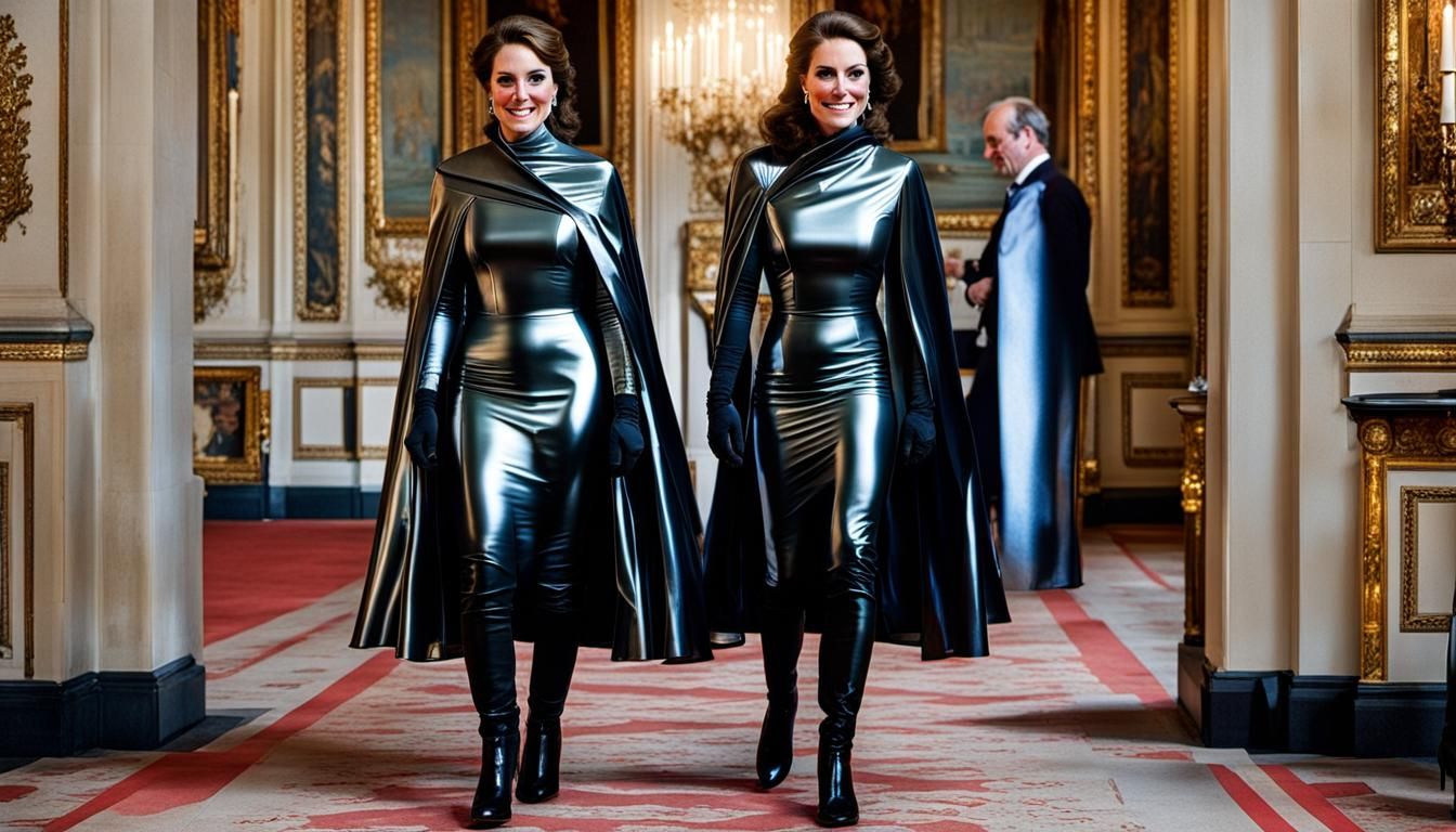 Empresses in Latex at Buckingham Palace