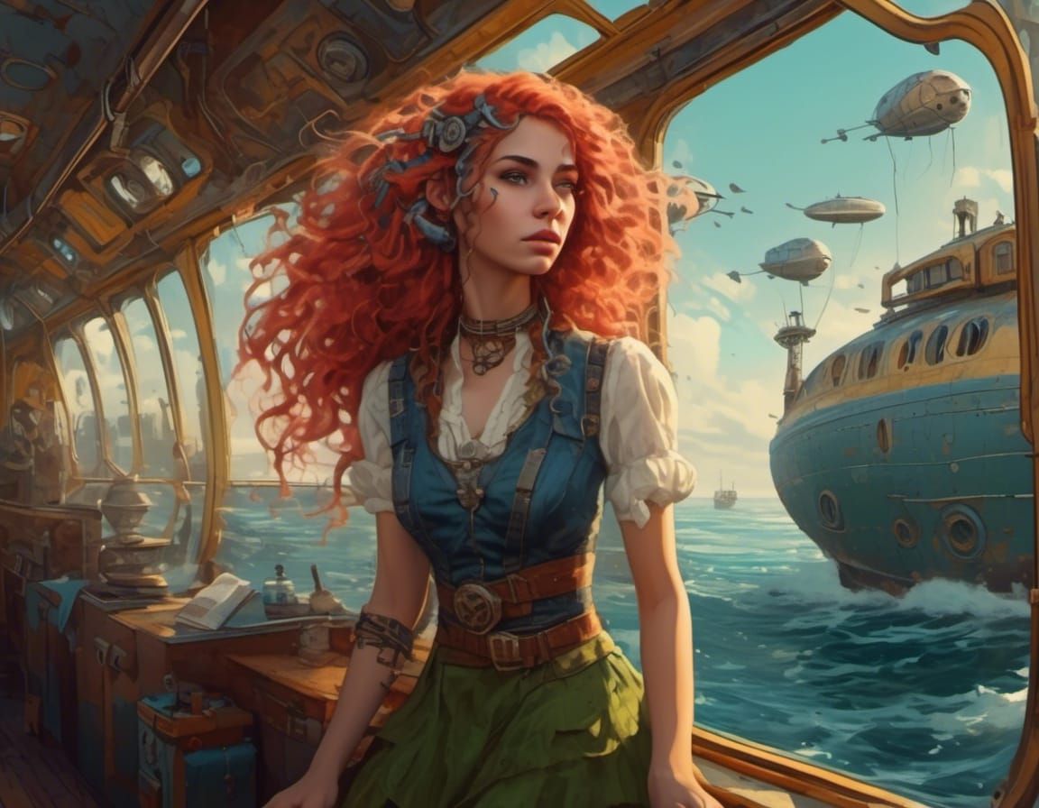 Watching the ships go by...