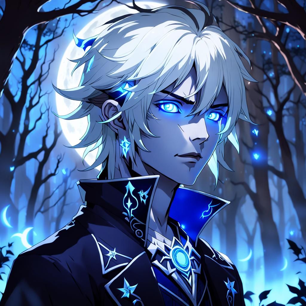 Moon God Vampire in Detailed 3D Anime Art