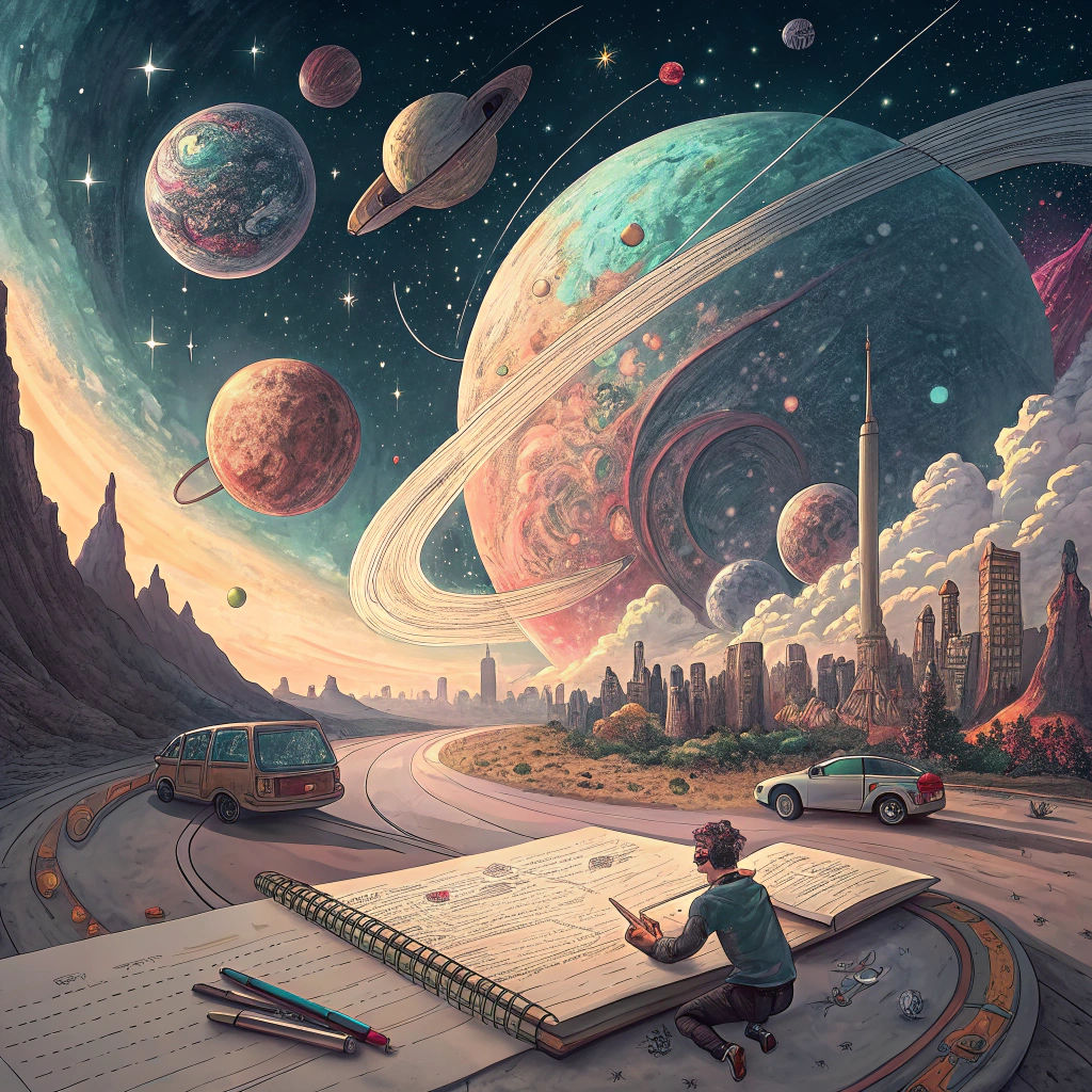 Notebook Planets: Thriving Civilizations in a Dreamlike Cosm...