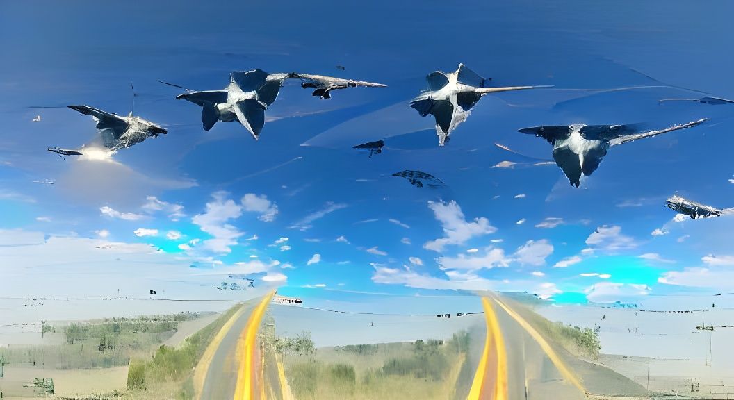 AI Generated Image of a Freedom Convoy