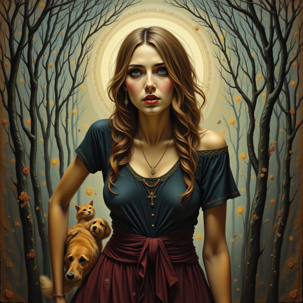 Anguished Figure Seeks Freedom in Digital Art