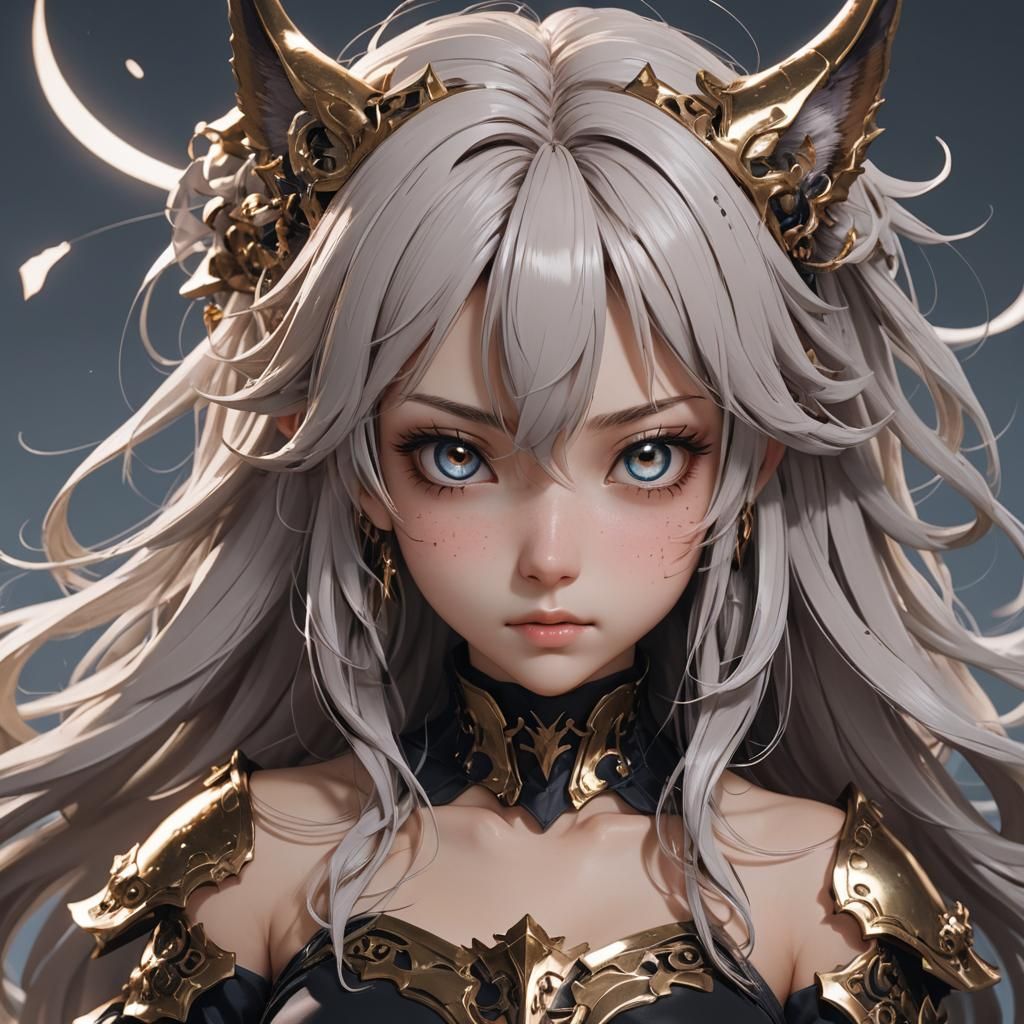 Genalpha Baddie in 3D Anime Art Style