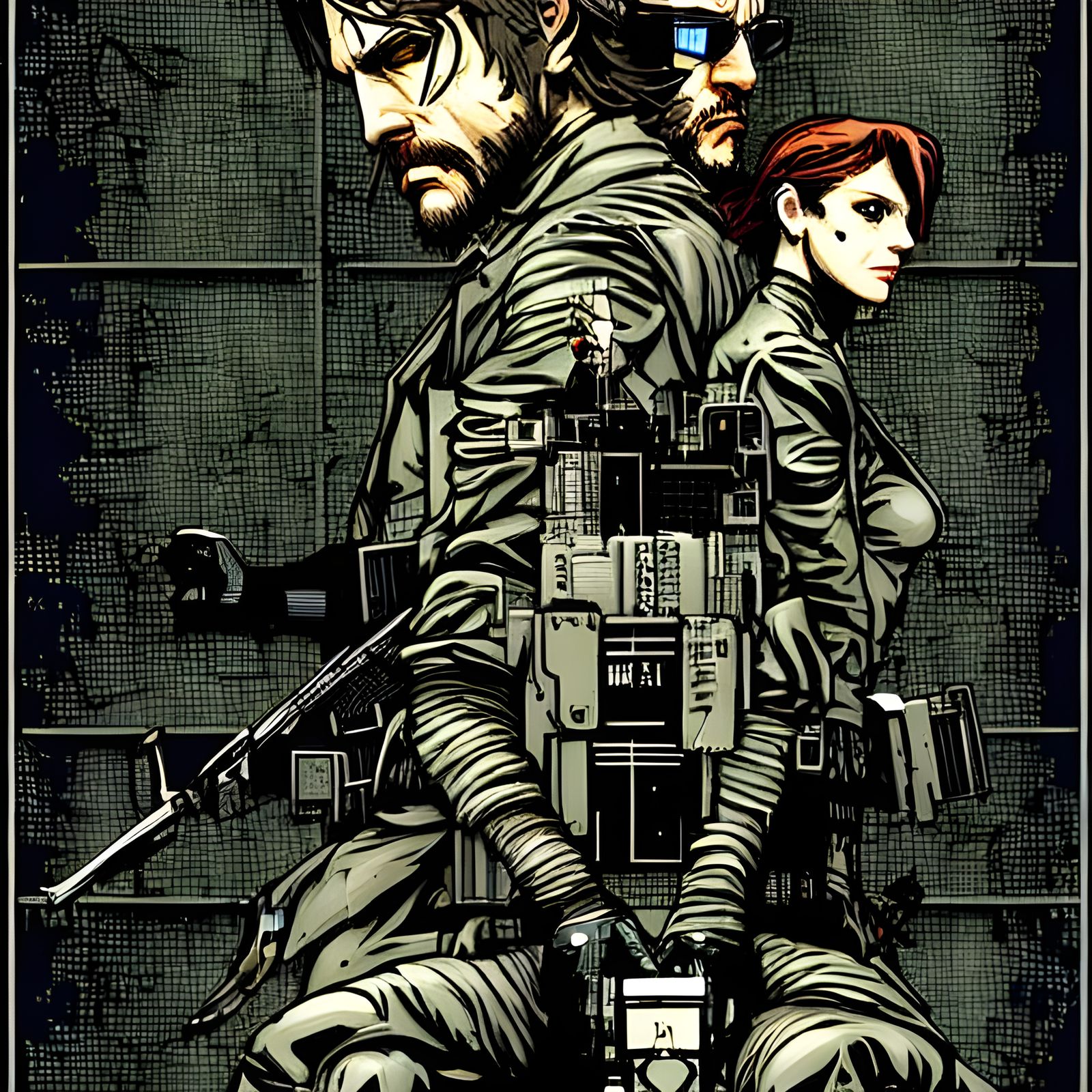 Metal Gear Solid Art Inspired by Street Artists