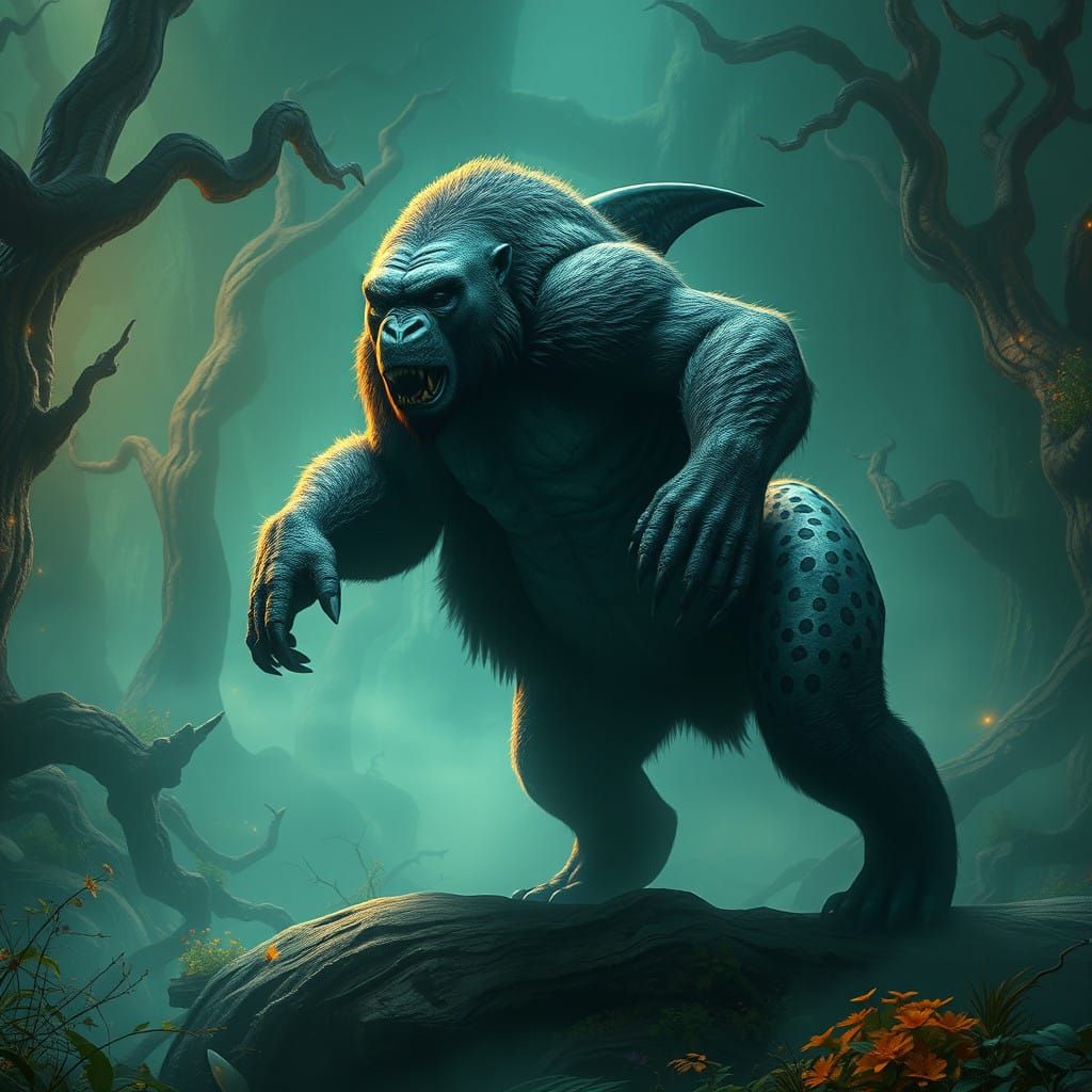 Majestic, Mythic Beast of Primeval Forest