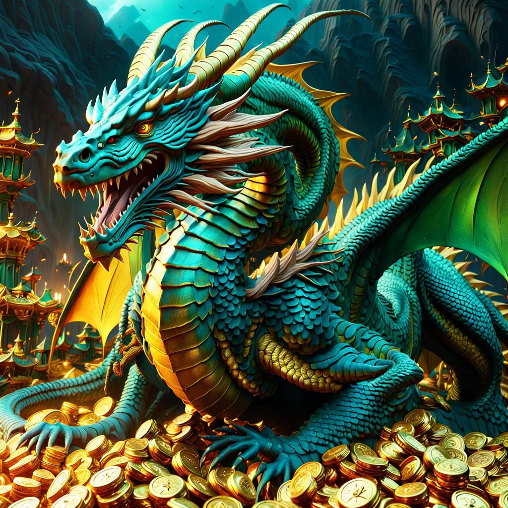 Golden Serpentine Dragon