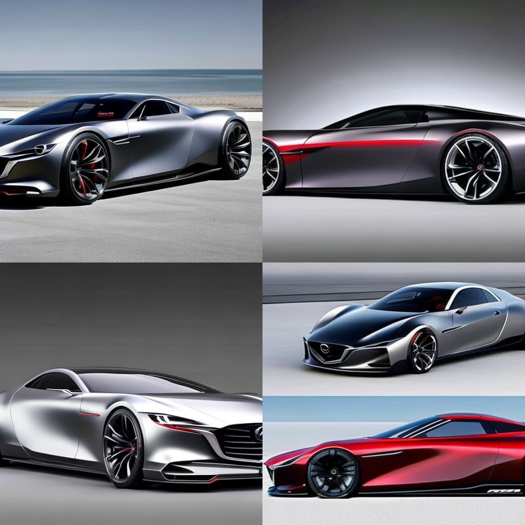 Futuristic Mazda RX9 Concept Car Design