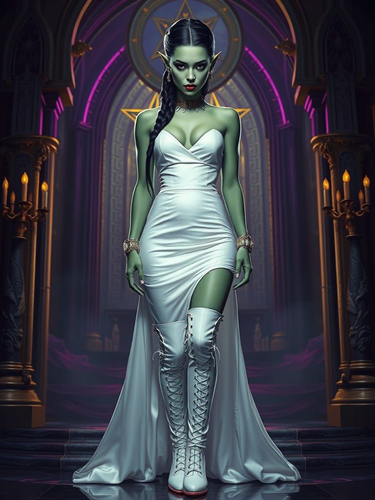 Cyberpunk Bride of the Night