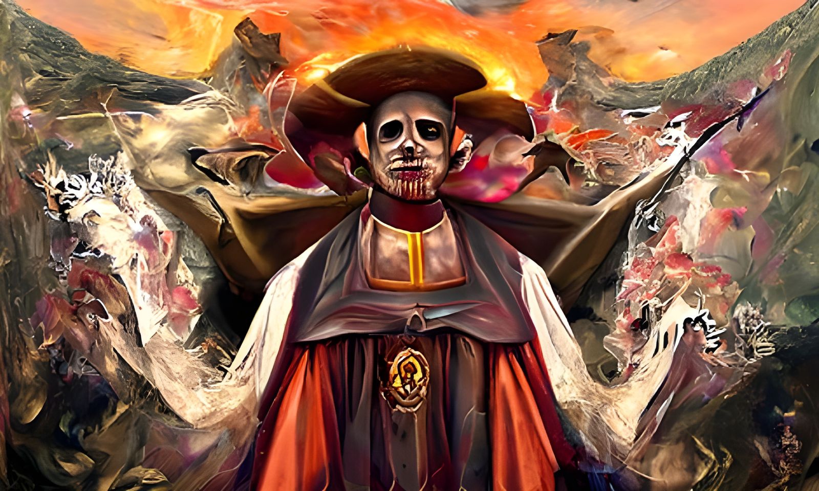 Saint of the Wicked: Digital Oil Painting