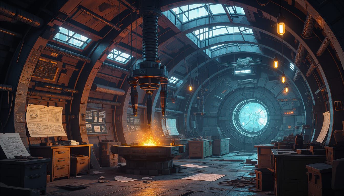 Cyberpunk Workshop in Sci-Fi Junkworld