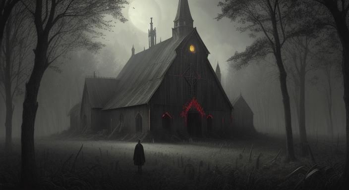 Dreamscape: Satanic Church in Bloody Cornfield