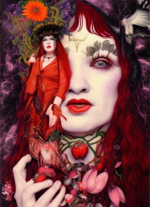 Dreamlike Portrait with Ethereal Details