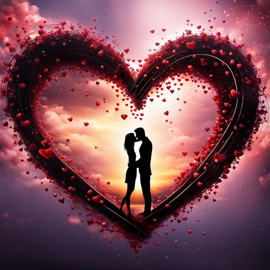 Love's Effect on Reality: An Abstract Visualization