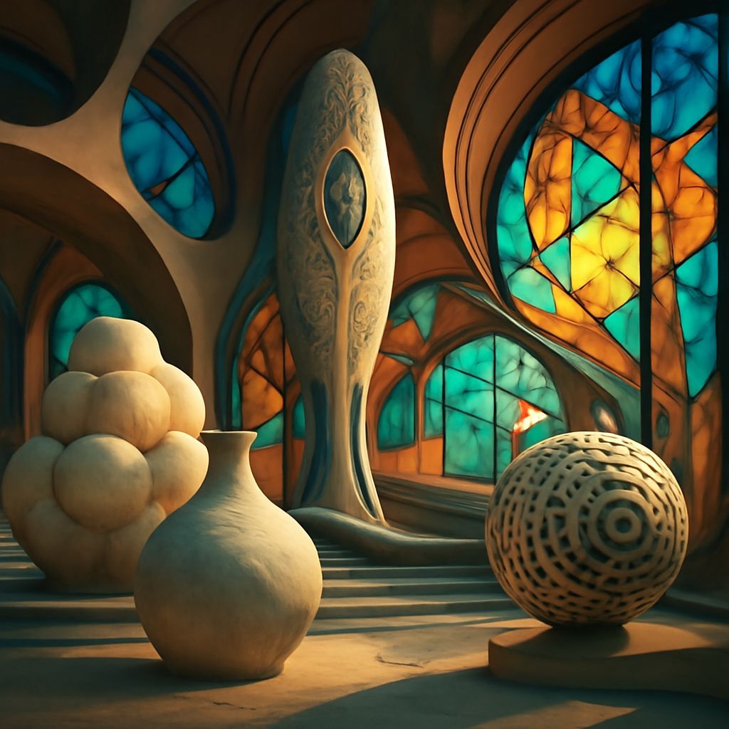 Diatomaceous Modernism Inflatable Ceramic Earthly Whirlingtons