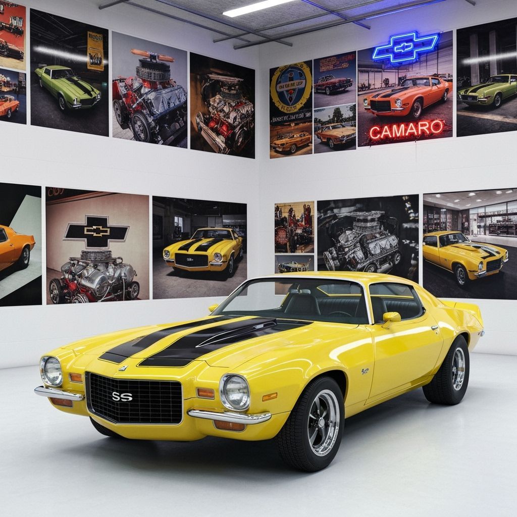 1972 Chevy Camaro SS in Retro Futurism Garage