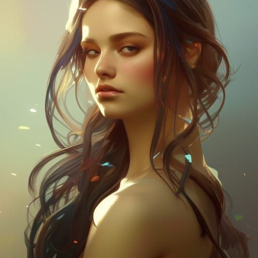 Hyperdetailed Portrait with Dynamic Lighting in 8K