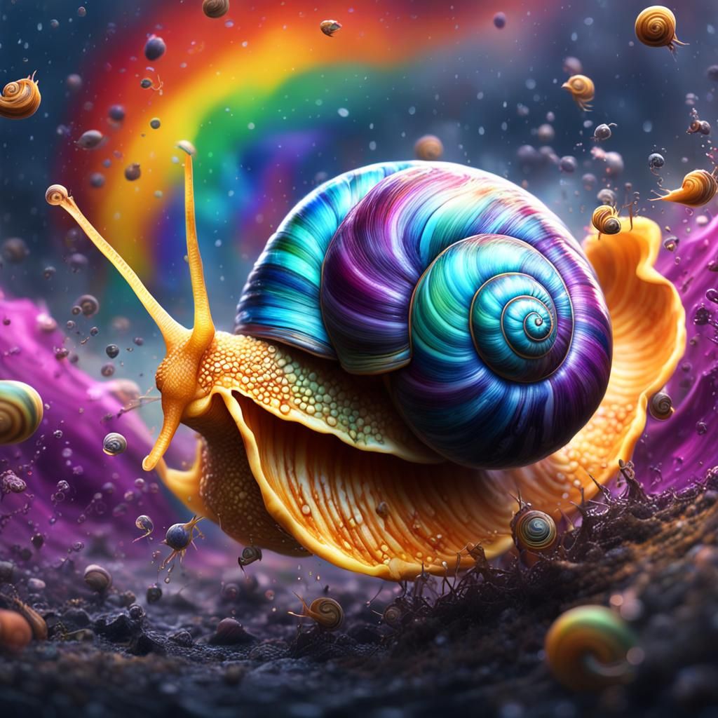 Flying Snails in a Psychedelic Tornado