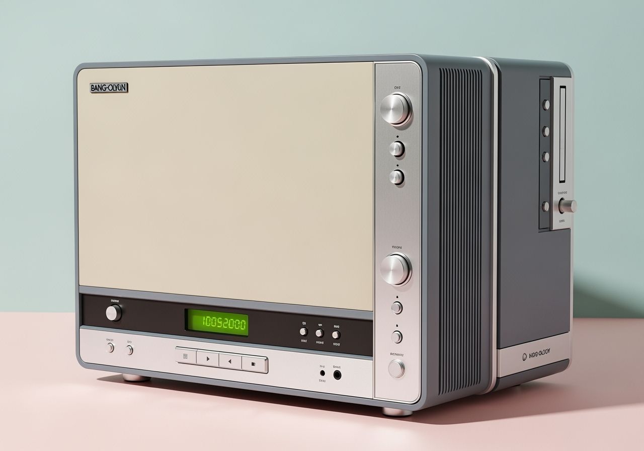 Retro-Futurist Desktop Computer Case in 80s Style