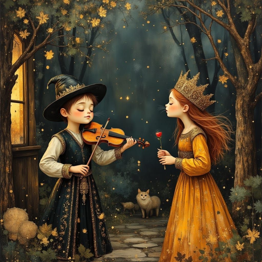 Traveling Cats Perform Renaissance Music in Mystical Tavern