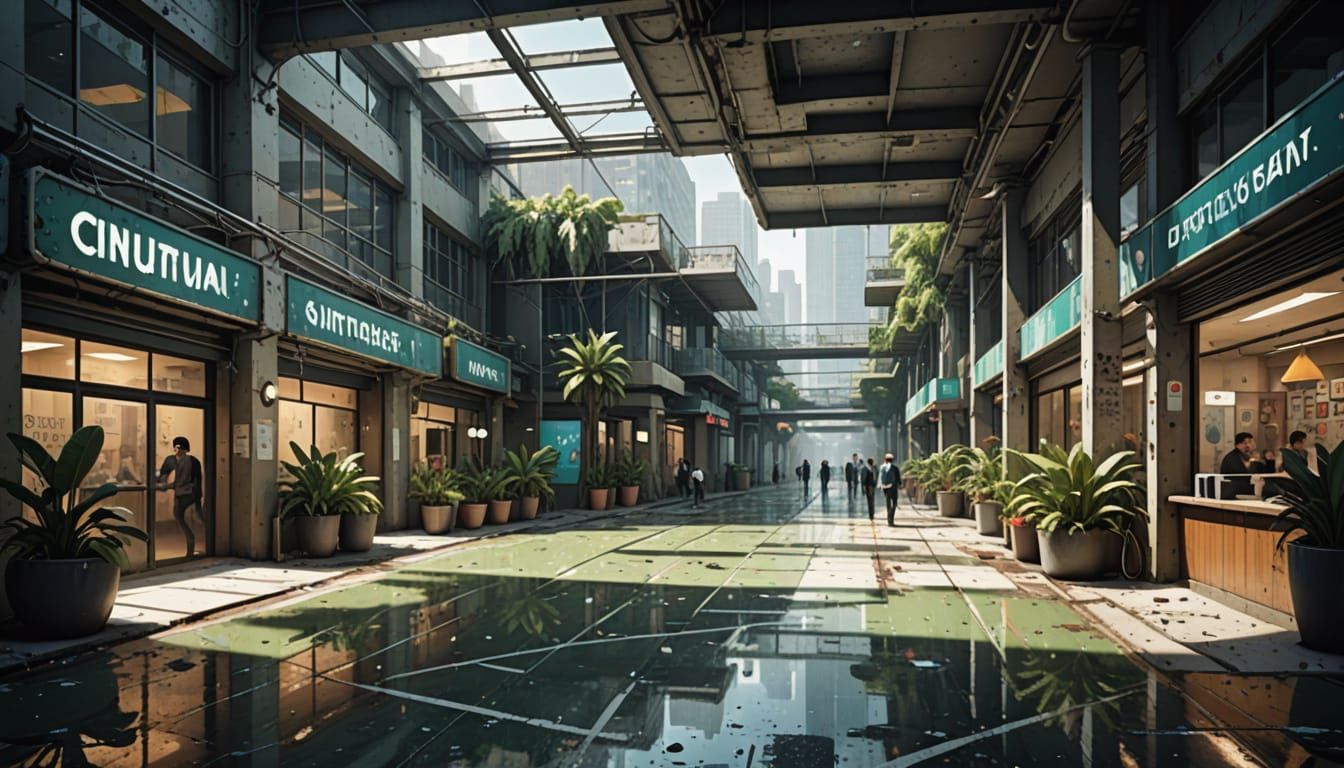 Utopic Frutiger Technozen Metro Environment