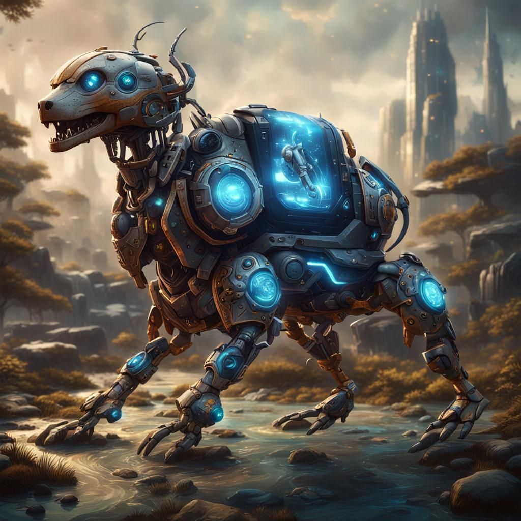 Friendly Cyborg Animals from the Future
