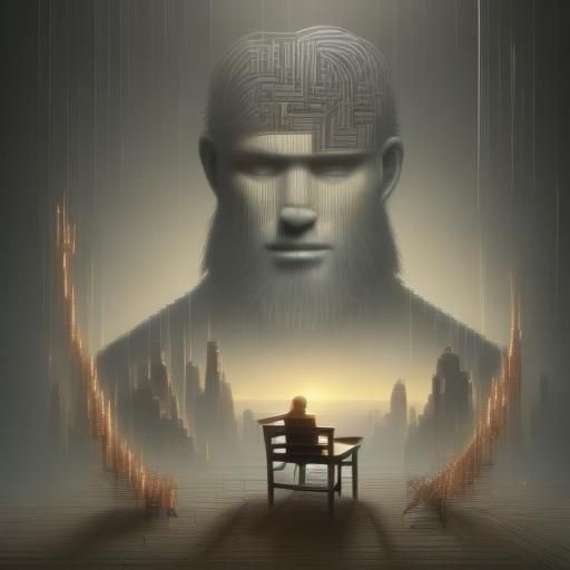 Man at Time's End Reflects on Past