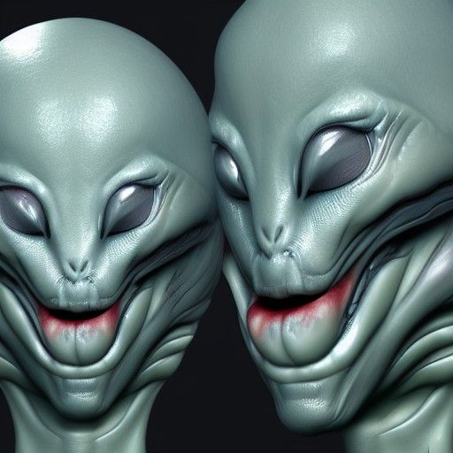 Seductive Scary Alien in Photorealistic 8k