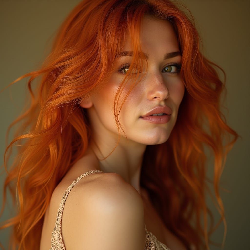 Amber Beauty in Art Nouveau Style