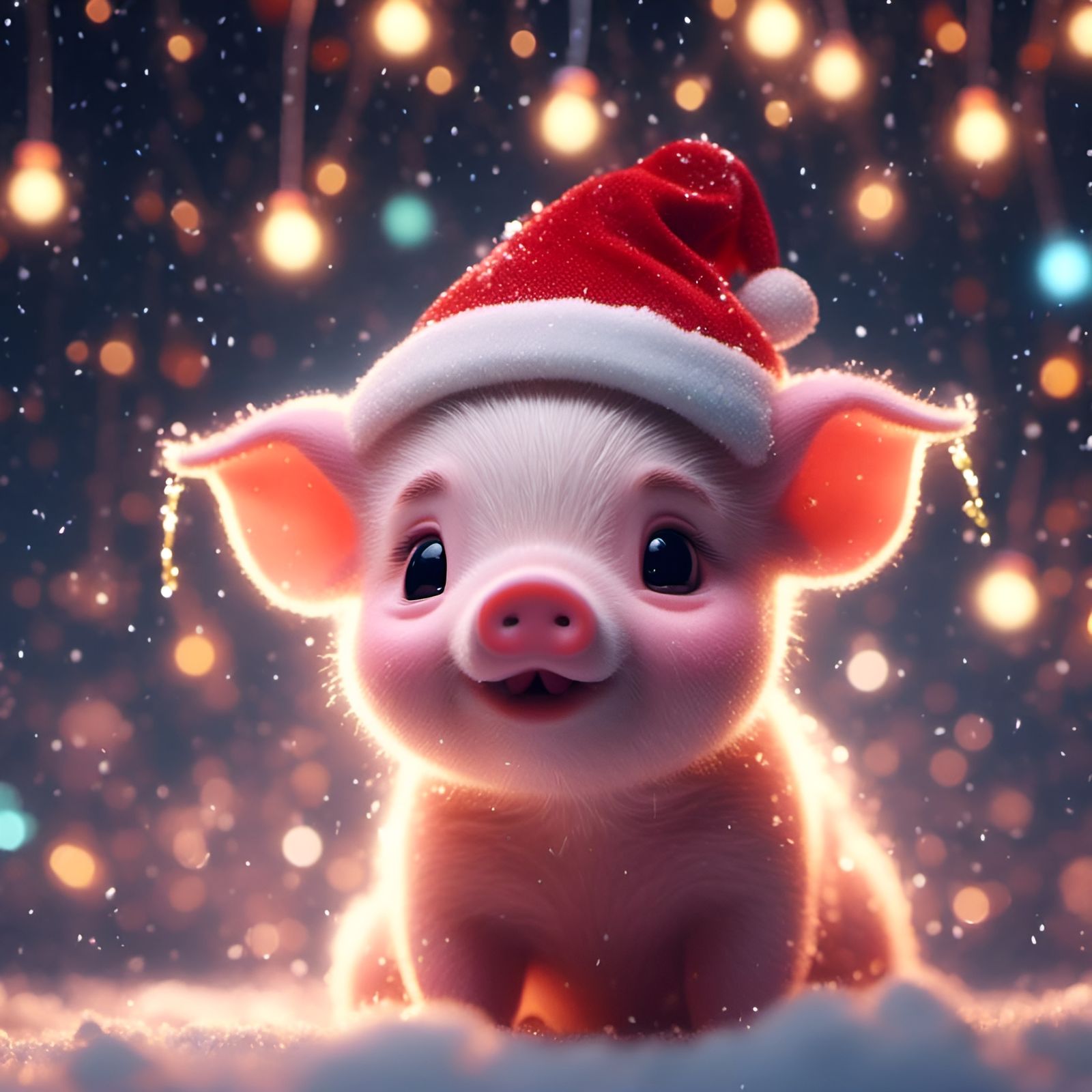 Piglet - Christmas Animal Collection