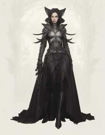 Sith Lord Hiding in Jungle, Cyberpunk Style