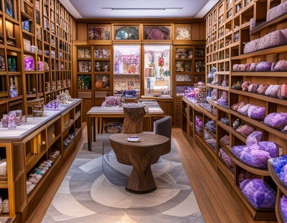 Crystal Shop Run by Hippie Bull