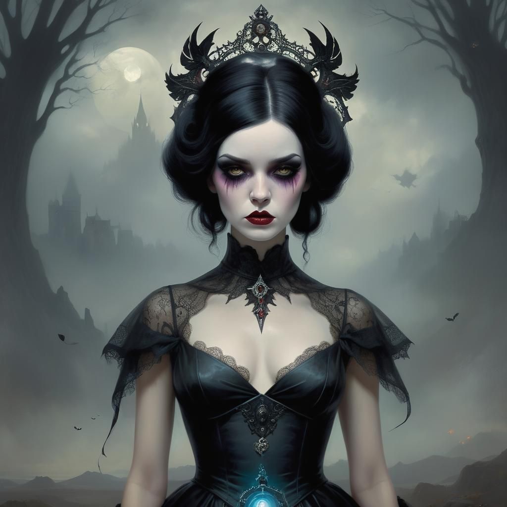 Grimdark Portrait in Tom Bagshaw Style