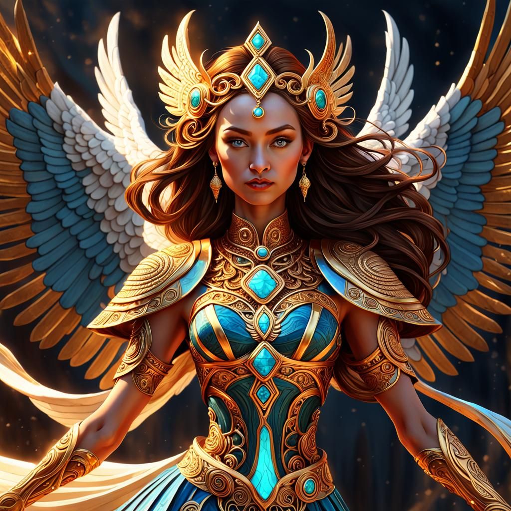 Turkic Goddess of Birth and Life in Dark Fantasy