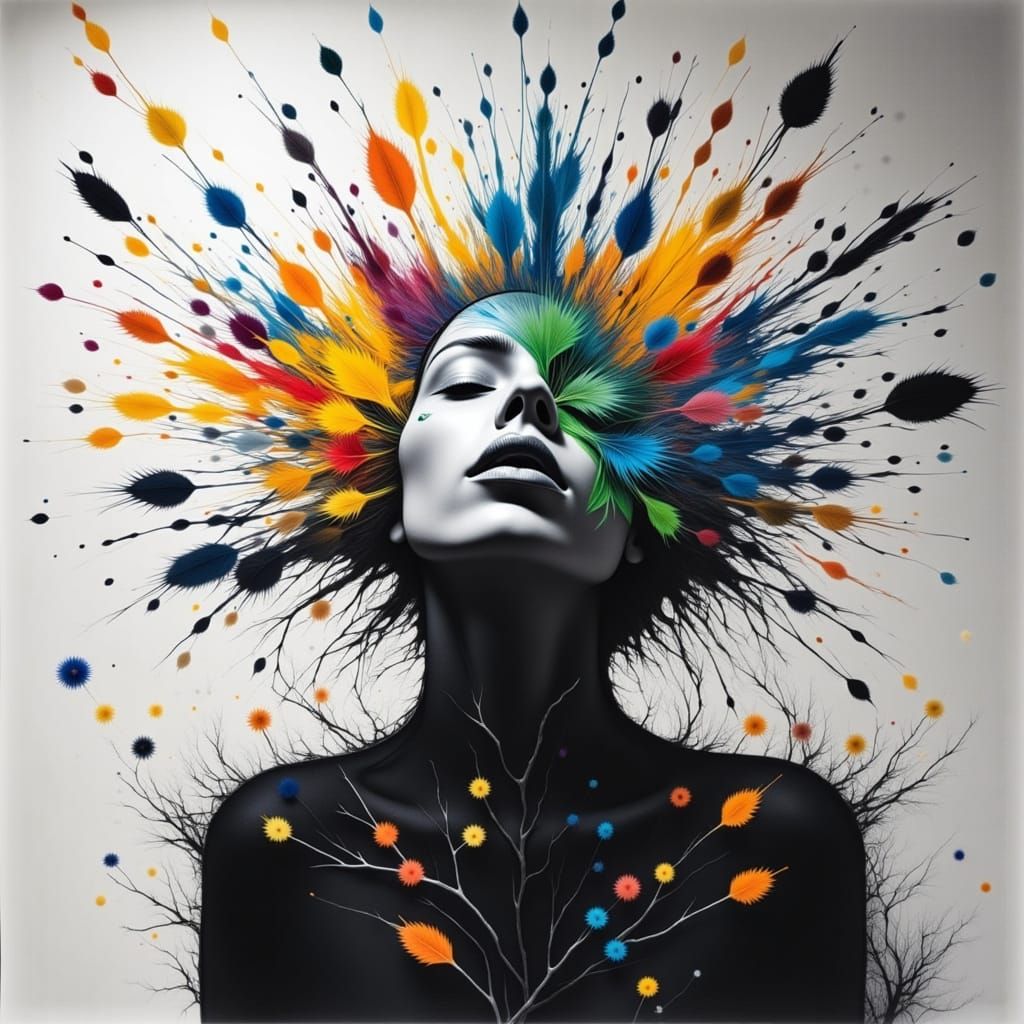 <lora:Graphite Rose 1:1.0> <lora:Not So Random 2:1.0> <lora:Flux Photogram:1.0> The silence of grey concrete makes me sc...